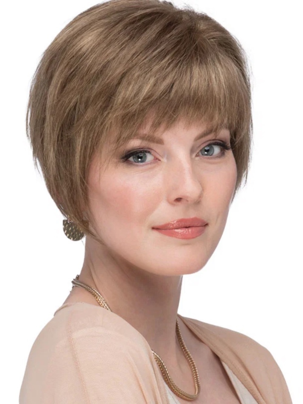 Estetica Radiant Pieces Vivid French 6” Remy Human Hair Topper/Wiglet – R12/26H